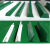PVC绿色T型挡板输送带隔条工业皮带梯形导条防跑偏流水线爬坡横条 斜挡板50mm绿色 一米