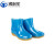 沸耐笙 FNS-04826 中性低筒雨鞋 耐酸碱油PVC低帮水鞋 519蓝色单鞋 41 双