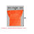 垃圾袋织物包装袋橙色感染性织物被子橘红平口废物收集袋  加厚 100升 90*100特厚 50条 100升