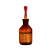 蜀牛 实验室玻璃滴瓶 白滴瓶 棕滴瓶 英式滴瓶 点滴瓶 蜀牛棕色滴瓶30ml(2个）