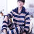 奈加图（NAIJIATU）珊瑚绒睡衣男士秋冬季长袖开衫法兰绒套装加厚加绒韩版家居服 8618枣红 L (-125斤)