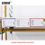 安赛瑞 货架磁性标识牌 仓储磁性标签物料标示卡套60×100mm全磁 红色 10个装 2E00159