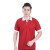 苏识SSLB011 方领套头薄款广告衫 时尚气质男士文化衫 休闲舒适撞色短袖工作服 XL