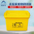 阿力牛 ASY-011 实验室垃圾桶 废物周转箱 垃圾运转箱 40L带轮(2个装) 