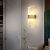 欧洲品质客厅壁灯创意中式楼梯现代简约走廊具墙画卧室过道床头灯 梅花单色暖光-小号
