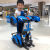 绿野客变形汽车机器人 大型遥控车感应变形充电汽车玩具车金刚机器人小 大号升级版37厘米兰博亮光7 高配充电电池3