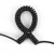 10芯弹簧线信号线带屏蔽0.2/0.3平方螺旋电缆线伸缩线编织屏蔽线 10芯0.3平方拉5米(OD 10MM )