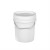 威佳10L加厚广口桶塑料桶大口水桶广口密封桶pp桶包装桶（10个装）