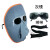 恒百思电焊面罩眼镜焊工眼镜面具轻便护脸透气防强光防打眼防烧脸电气焊 1面罩+1灰镜+1绑带
