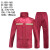 征战虎 N211-7AX 反光雨衣 双层雨衣雨裤套装 绛红色 XL
