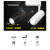 雷士照明（NVC） 通体白 银圈-35W-白光 LED射灯服装店铺商场聚光轨道射灯COB导轨灯TLED327定制