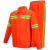 环卫工作服保洁反光背心马甲园林绿化马夹环卫工人衣服套装定制 橙色套装