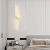 LISM床头创意北欧风格栅壁灯床头创意卧室简约客厅沙发背景墙壁灯 60黑色暖光