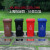 中典 大号户外垃圾桶 物业环卫商用带盖分类垃圾桶果皮箱 可定制 120L红色有害垃圾