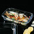 法焙客（FOR BAKE）长方形玻璃烤盘 耐热玻璃方盘 微波炉烤箱用披萨焗饭盘烘焙餐具 高硼硅 耐高温