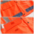 海斯迪克 分体式雨衣雨裤 300D套装加厚牛津布防暴雨水反光雨衣HKsq-343 荧光橙 4XL 