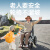 香港品牌电动轮椅折叠轻便智能全自动残疾人老人专用代步车 【19】电动可躺款/30安锂电池/续航45公里/四
