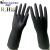 耐酸碱手套加厚防护耐磨乳胶手套工业加长黑色橡胶手套防油劳保 S