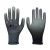 星宇 十三针彩尼龙PU手套,颜色：灰,尺码：M；PU518
