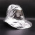 铝箔耐高温防火隔热头套炼钢厂铝厂1000度防护面罩消防披肩帽 铝箔围裙