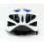 XMSJ超轻可调节自行车头盔EPS + PC户外运动休闲公路山地车骑行头盔带 黑红条纹 均码
