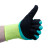 久瑞 JSH12 加厚浸胶防滑手套 耐磨劳保手套 双层绿黑 12双装 