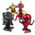 钢铁侠玩具漫威手办复仇者联盟4蜘蛛侠黑豹灭霸变形玩具套餐带头雕玩具 钢铁侠