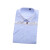 中神盾 D2521  男式短袖衬衫修身韩版职业商务衬衣  (100-499件价格) 蓝色竖条纹拼白领 37码