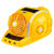 嘉博森六风扇安全帽多功能双空调制冷工地防晒降温带太阳能蓝牙头灯充电 双风扇8000毫安黄色 标准版