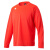 DESCENTE迪桑特 男女圆领长袖套头衫卫衣T恤 DMC-5801LB 男装运动服休闲 红色(TRD) L