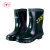 双安 35KV绝缘靴 中筒电工防护雨靴 雨鞋耐磨防滑劳保橡胶鞋 BX351 46码