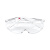 3M 1611HC 护目镜防护眼镜防刮擦防喷溅访客眼镜 透明 10付装 企业专享