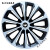 凯启达适配于长城精灵哈弗M1汽车轮毂盖轮毂罩钢圈盖车轮盖14寸改装件 14寸ST银黑(单只)