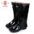 安全牌（AN QUAN PAI）耐酸碱胶靴 ZH001 41码 安全雨鞋劳保鞋 防滑雨靴 半筒