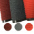 尚美巢品 双条纹地垫商用防滑地毯走廊地垫门垫耐磨PVC复合底 宽1米*1米 灰色