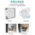 艾美特排气扇卫生间墙壁窗式卧室换气扇强力排风扇抽风机家用 APB15-01( APB15-01(6寸)开孔185-200mm