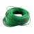 京势 钢丝绳 pvc涂塑晾衣绳绿皮包塑钢丝绳 8毫米（20公斤约140米）（1卷）