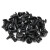 尼龙铆钉按压式塑料铆钉R型 PC板铆钉塑胶卡扣塑料子母铆钉R3R4R5 R5055(100只)黑