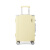 美旅箱包（AmericanTourister）高颜值直角行李箱女复古铝框可登机拉杆箱男大容量旅行箱TI1 黄色 24英寸
