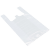 普力捷（PULIJIE）塑料袋白色马夹袋背心袋手提打包袋方便袋子 20*32透明塑料袋(100个)