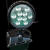 雷发智能（LEIFA）LED移动照明灯LF-YD-30-02B铝材质充电式可移动黑色1套/箱