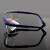 罗卡AL026护目镜防护眼镜防雾防风沙打磨飞溅防冲击工业劳保眼镜 蓝框白片【防雾】1副