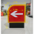 中石油化加油站进出口亚克力吸塑方向指示导向标志标牌出入口灯箱 柠檬黄 70*90出口 70*90