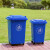 Supercloud(舒蔻) 户外垃圾桶 垃圾桶大号商用加厚带盖大垃圾桶工业小区环卫垃圾桶 50L蓝色