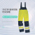 代尔塔 404014 荧光可视工作服防寒裤款黄色+藏青色XXL码1件装