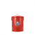 金属垃圾桶铁皮厨房客厅杂物收纳桶套装带盖圆桶 红色 3.5L 直径18.5*高24cm