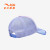 安踏儿童帽子女童遮阳帽2024夏季新款透气网孔学生时尚棒球帽 紫色-1 均码