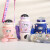 吉田久森儿童保温杯食品级316带吸管水杯子女小学生上学专用男童宝宝水壶 灰色-500ML+清洁套装+3D贴纸