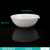 陶瓷蒸发皿60 75 100125 150 200 250ml元皿 圆底半球形蒸发皿  100ml 