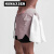 纽曼森（Numaxsen）运动裤男撞色夏季五分短裤美式休闲速干双层二合一跑步短裤 黑色 XL
